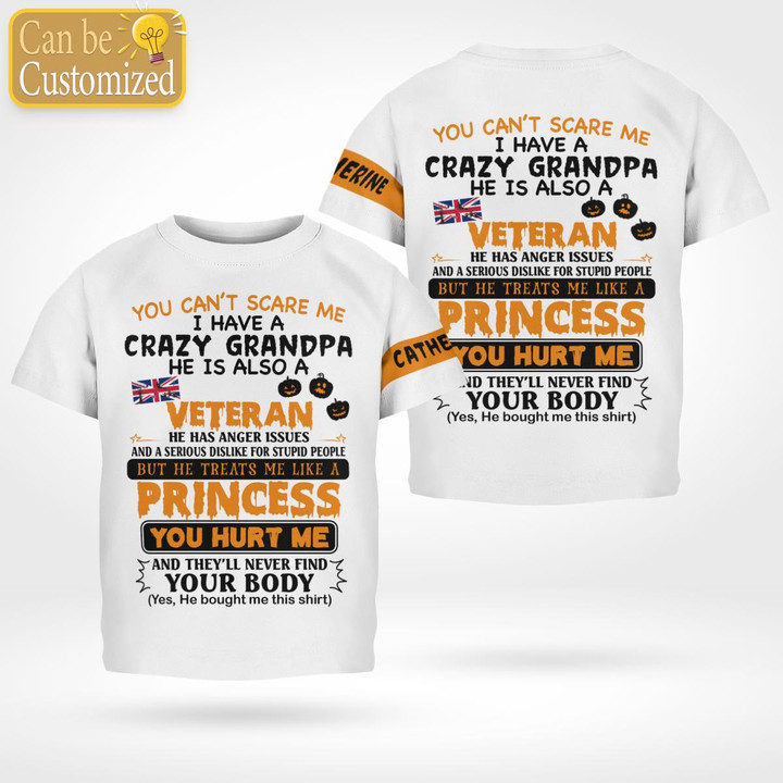 UK Halloween 'You Can't Scare Me' Kid T-shirt | 040448
