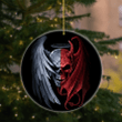 Homemerci Gentle And Evil Skull Christmas Tree Hanging Ornament