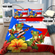 Homemerci Customize Name Coqui Puerto Rico Bedding Set MH