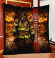 Homemerci Brave Firefighter Quilt Blanket TNA