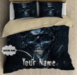 Homemerci Customize Name King Skull Bedding Set SN