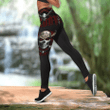 Homemerci Cool Skull Combo Hollow Tank Top And Legging Outfit DA