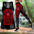 Puerto Rico Red Sol Taino Combo Outfit QB06232003-Apparel-TQH-S-S-Vibe Cosy‚Ñ¢