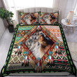 Homemerci Wolf Native American Bedding Set