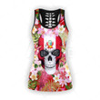 Peru Floral Skull Combo Outfit TQH200708-Apparel-TQH-No Legging-S-Vibe Cosy™