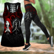 Homemerci Angel And Demon Combo Hollow Tank Top And Legging Outfit MH
