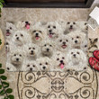 A Bunch Of Malteses Doormat