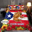 Homemerci Customize Name Lovely Coquí Puerto Rico Bedding Set