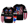 Puerto Rico And America Skull Lover Shirt TQH20061802-Apparel-TQH-Sweatshirts-S-Vibe Cosy‚Ñ¢