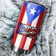 Homemerci Customize Name Wepa Boricua Puerto Rico Steel Tumbler MH