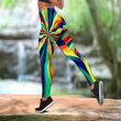 Hippie Colorful Painting Combo Outfit DQB07092007-TQH-Apparel-TQH-S-No Tank-Vibe Cosy‚Ñ¢