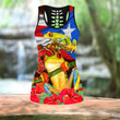 Puerto Rico Caribbean Frog With Maga Flower Combo Outfit QB06222002-Apparel-TQH-S-S-Vibe Cosy‚Ñ¢