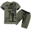 Homemerci Personalized Name Carpenter Combo T-shirt+ Boardshort