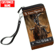 Homemerci Bull Riding Personalized Name Printed Leather Wallet SNND