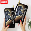 Homemerci Personalized Horse Printed Leather Wallet TNA