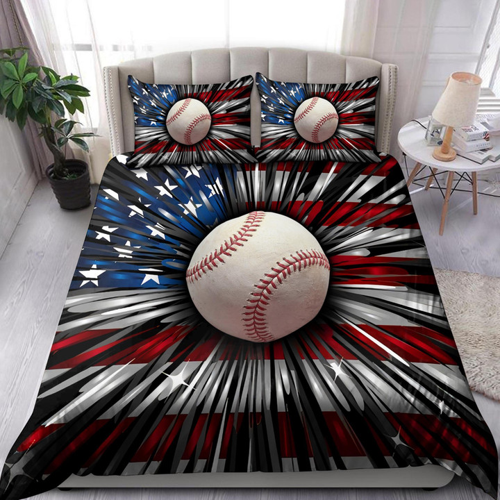 Homemerci Loving Baseball Bedding Set TQH
