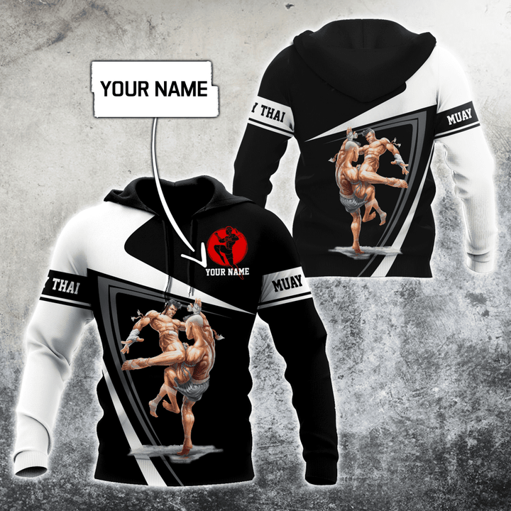 Homemerci Customize Name Muay Thai Hoodie For Men And Women MH