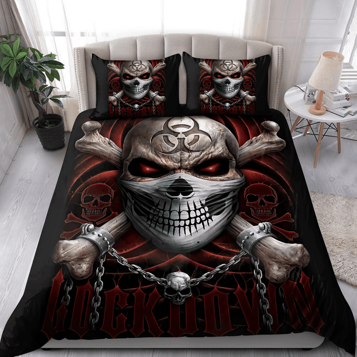 Homemerci Cool Skull Bedding Set DA