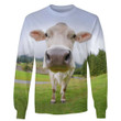 3D All Over Print Lovely Cow Hoodie