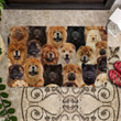 A Bunch Of Chow Chows Doormat