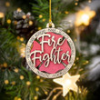 Homemerci Firefighter Christmas Tree Hanging Ornament