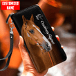 Homemerci Personalized Horse Printed Leather Wallet DA
