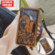 Homemerci Horse All Over Printed Leather Wallet NH