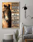 Homemerci Horse Best Friends D Landscape Canvas And Poster, Wall Art