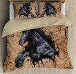Homemerci Black Horse Bedding Set DQB