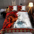 Homemerci Couple Horse Bedding Set