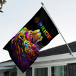 Homemerci LGBT Lion PRIDE 2022 LGBTQ Flying Flag 3D