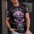 Homemerci LGBT Rainbow Skull Fear No Hate Printed Combo T-shirt And Broad Shorts