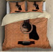 Homemerci Guitar Musical Instrument Quilt Bedding Set