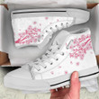 Homemerci Sakura High Top Cherry Blossom High Top Shoes