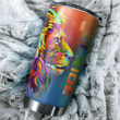 Homemerci Personalized LGBT Lion PRIDE 2022 LGBTQ Flag Color 3D Tumbler