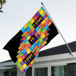 Homemerci LGBT Gender Symbols Love is love 3D Printed Horizontal Flag