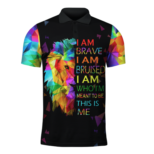 Homemerci LGBT Lion All Over Printed Shirts PD