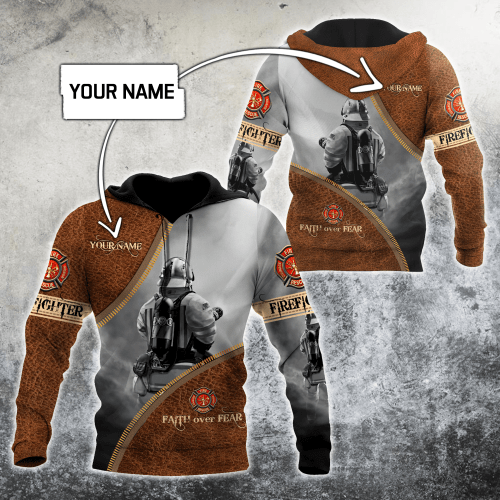 Homemerci Customize Name Silent Warrior Firefighter Hoodie For Men And Women MH