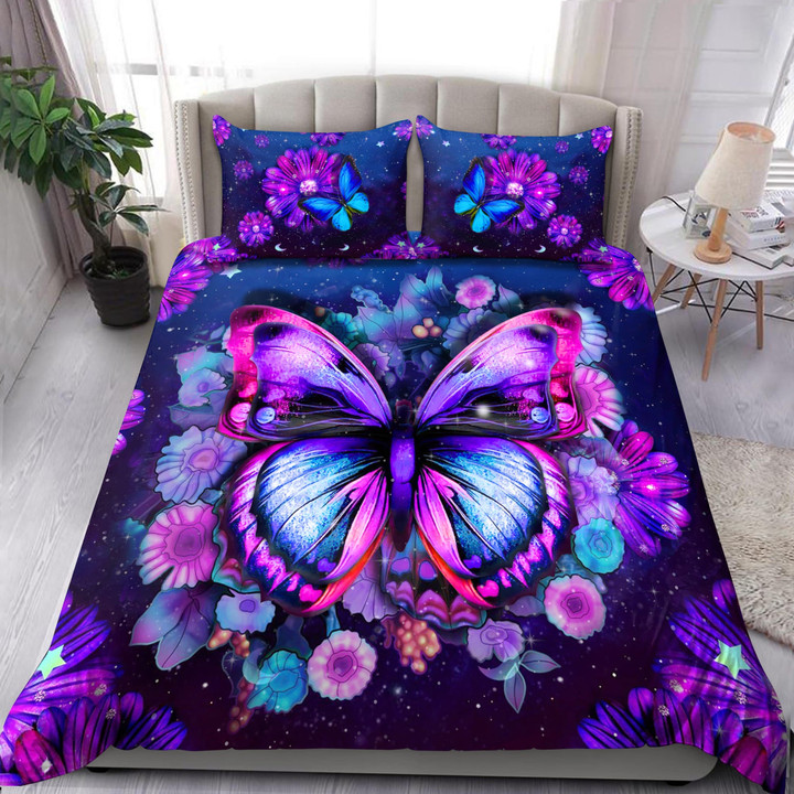Homemerci Butterfly Colorful Daisy D Bedding Set