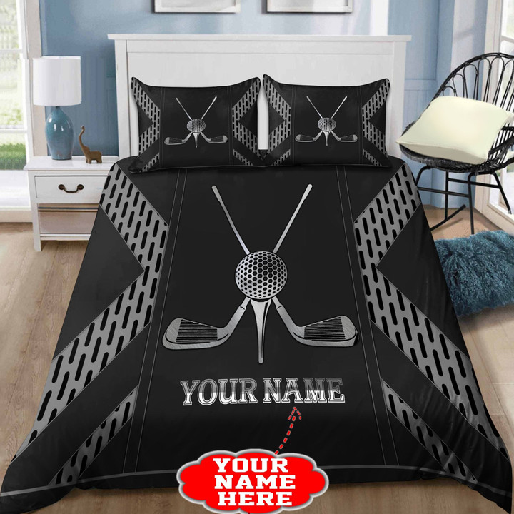 Homemerci Personalized Golf Lovers Bedding Set