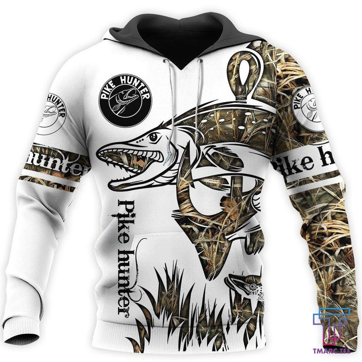 Northern Pike hunter camo 3d all over printed shirts for men and women HC16901 - Amaze Style‚Ñ¢-Apparel