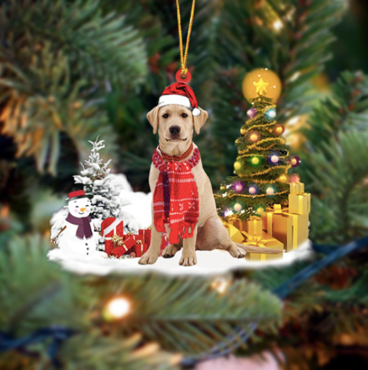 Homemerci Yellow Labrador Christmas Ornament .TQH