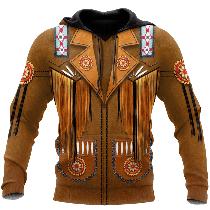 Homemerci Cowboy Jacket No Cosplay D Over Printed Unisex Deluxe Hoodie ML