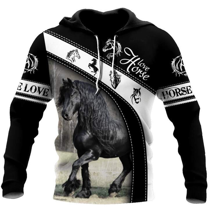 Homemerci Black Horse Shirts