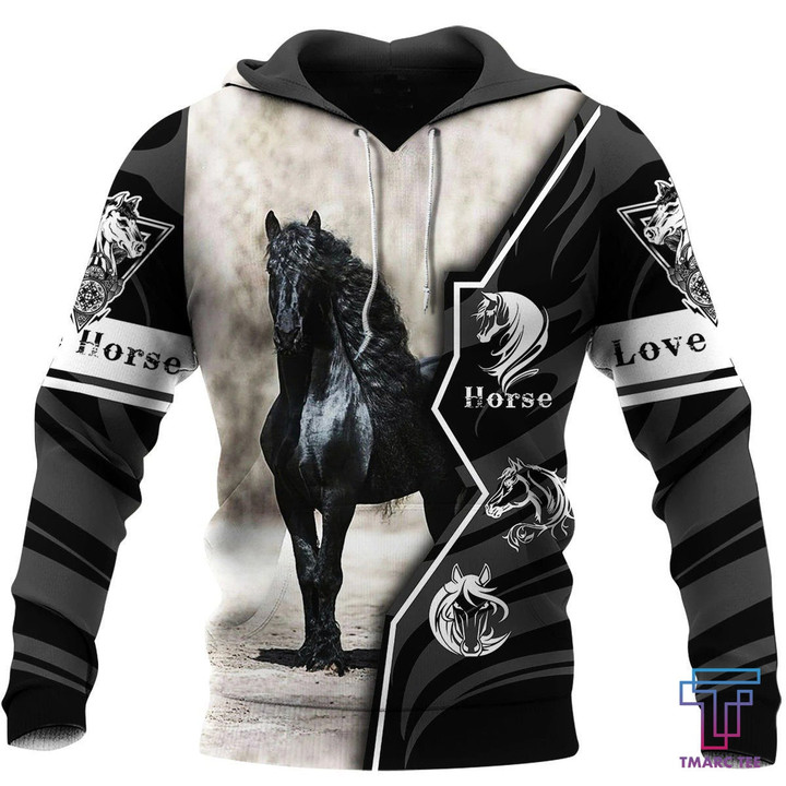 Love Horse 3D All Over Printed Shirts TA040906 - Amaze Style‚Ñ¢-Apparel