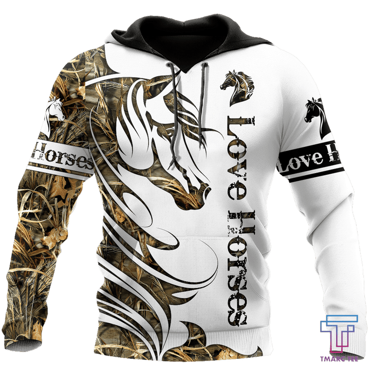 Horse Camo Pattern 3D All Over Printed Shirts Pi050501 - Amaze Style‚Ñ¢-Apparel