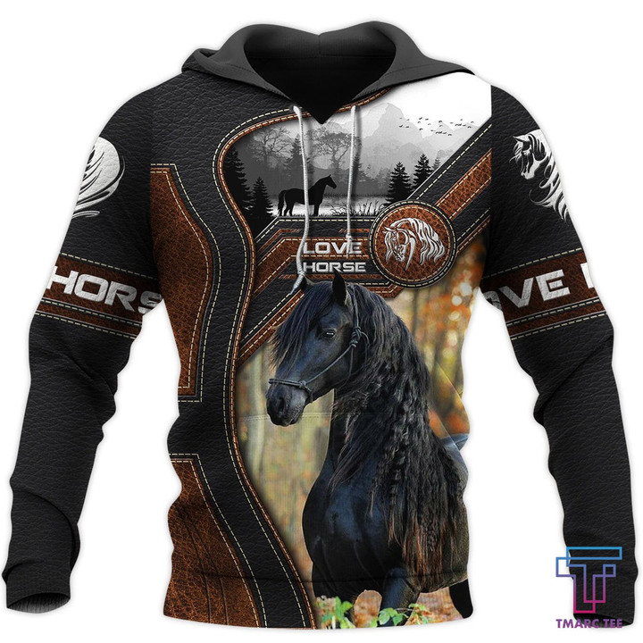 Love Horse 3D All Over Printed Shirts TR1505204S - Amaze Style‚Ñ¢-Apparel