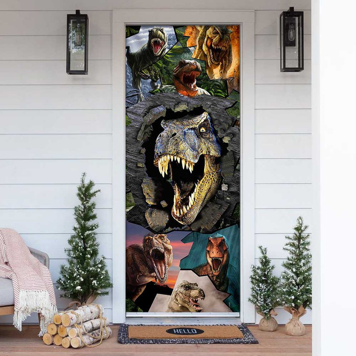 Homemerci Dinosaur T-rex Door Cover