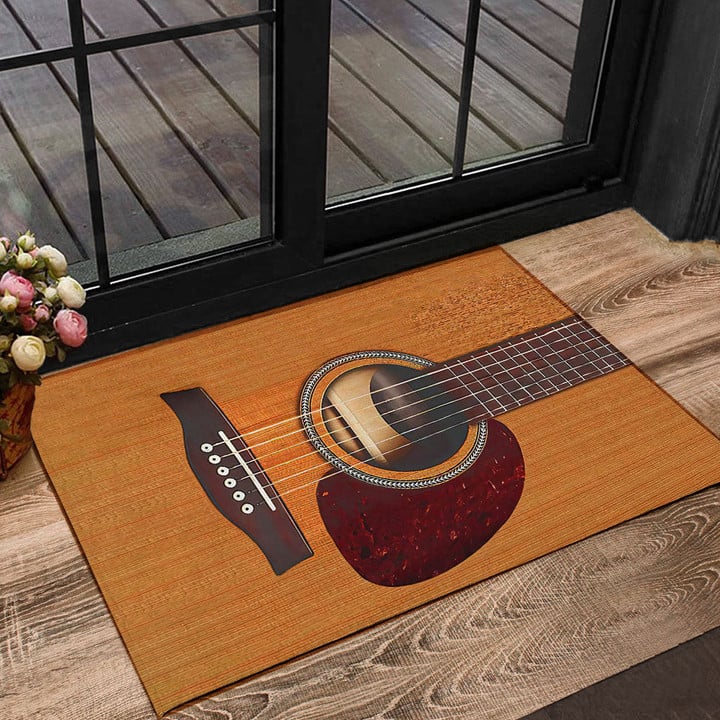 Homemerci Guitar Printed Door Mat
