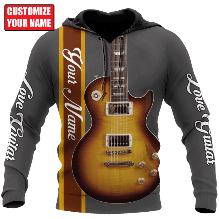 Homemerci Tmarctee Personalized Name Guitar Printed Unisex Shirts NH